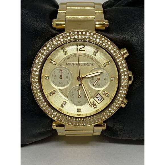 Michael Kors Parker MK5354 Womens Stainless Steel Analog Dial Quartz Watch UC802 - Picture 2 of 12